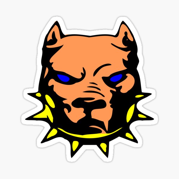 Angry Pitbull Stickers for Sale