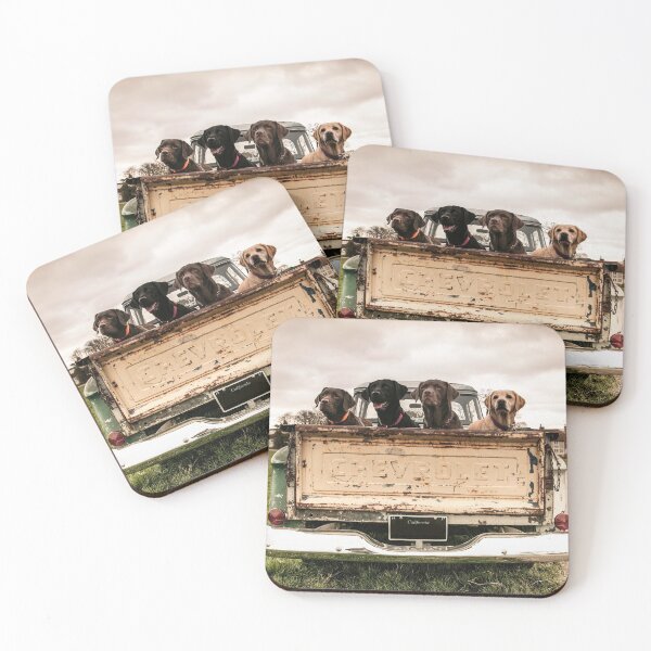 Item preview, labradors in a chevy truck designed and sold by claireliz.