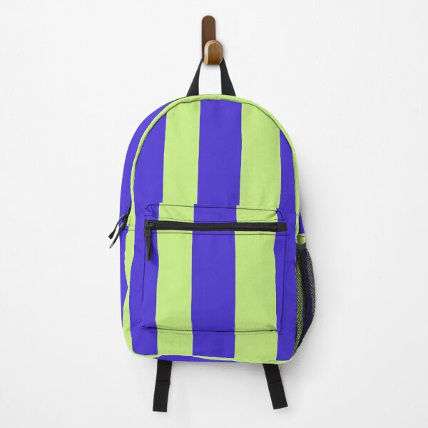 Item preview, Electric Blue and Lime Green Stripes designed and sold by NECHSTORE.