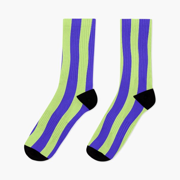Item preview, Electric Blue and Lime Green Stripes designed and sold by NECHSTORE.