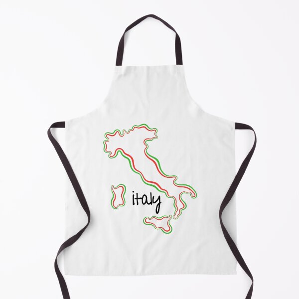 Item preview, Italy Map Outline with Flag Colors - Italy In Black Letters designed and sold by hijackhippo.