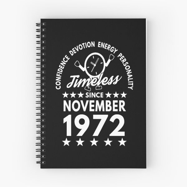 Item preview, November Birthday Timeless Person - 1970 - White Text designed and sold by MoonsmileProd.