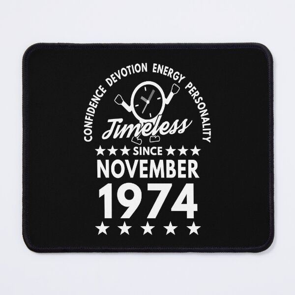Item preview, November Birthday Timeless Person - 1970 - White Text designed and sold by MoonsmileProd.