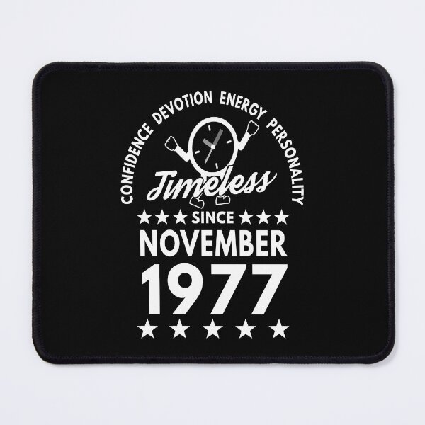 Item preview, November Birthday Timeless Person - 1970 - White Text designed and sold by MoonsmileProd.