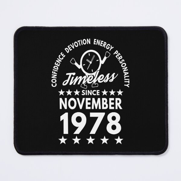 Item preview, November Birthday Timeless Person - 1970 - White Text designed and sold by MoonsmileProd.