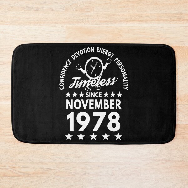 Item preview, November Birthday Timeless Person - 1970 - White Text designed and sold by MoonsmileProd.