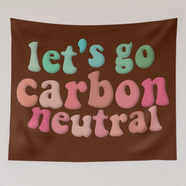 Item preview, Environmental Advocacy Lets Go Carbon Neutral Green Pink designed and sold by cashewdays.