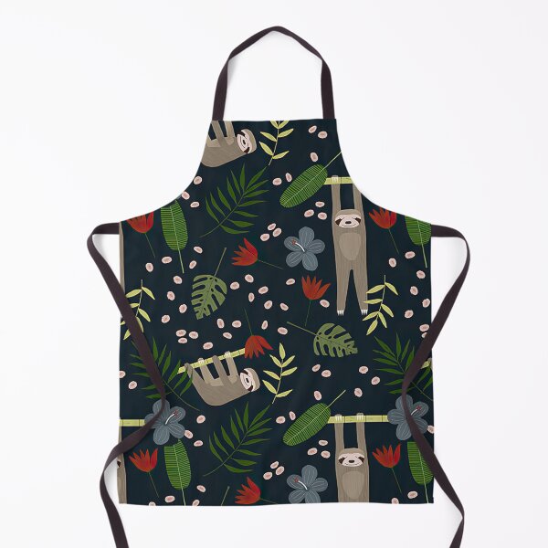 Item preview, Sloth Jungle Floral designed and sold by CatheriLove.