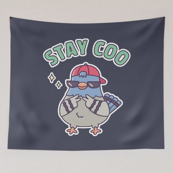 Item preview, Cool Pigeon Stay Coo Funny designed and sold by rustydoodle.