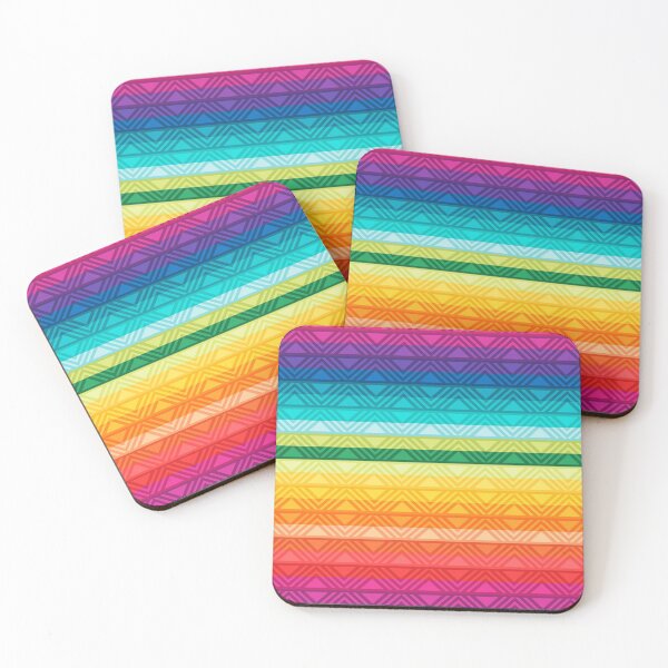 Item preview, Classic Peruvian Textile Style Design / Cusco Rainbow Flag designed and sold by Akbaly.
