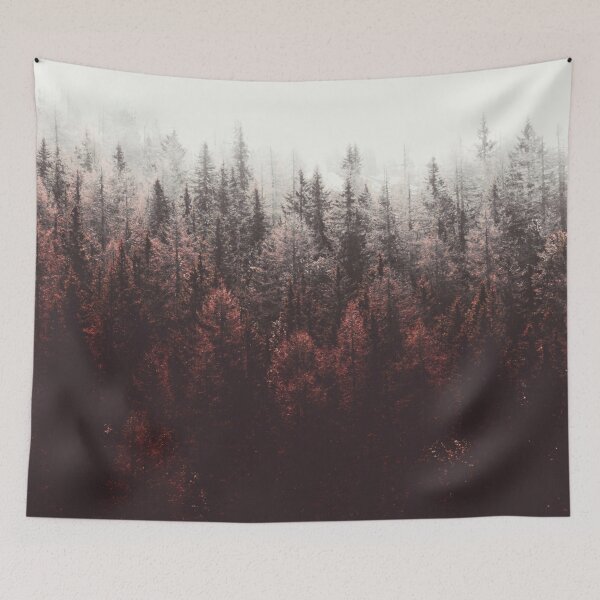 Item preview, Misty Autumn Pine Woods designed and sold by Simi2020.
