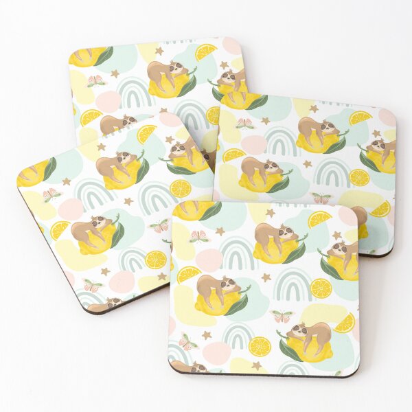Item preview, Sloth On Lime With Lime Slices designed and sold by CatheriLove.