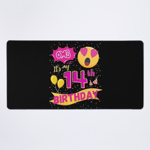 Item preview, OMG It's My 14th Birthday Emoji Love Eye designed and sold by singRsong.