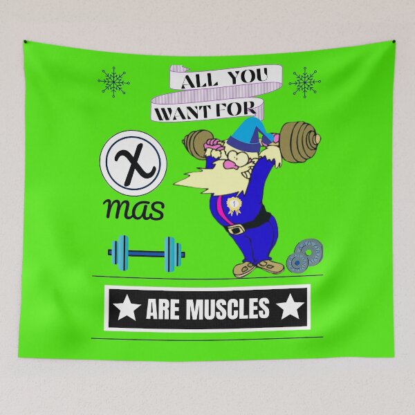 Item preview, ALL YOU WANT FOR CHRISTMAS ARE MUSCLES designed and sold by charlesjewel.