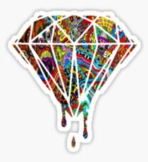 Flüssiger Diamant Sticker