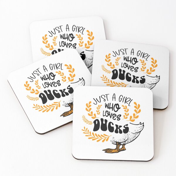 Item preview, Just a Girl Who Loves Ducks Animal Lover - Duck Mom Funny Cute Farmer designed and sold by Dolphin Graphic.