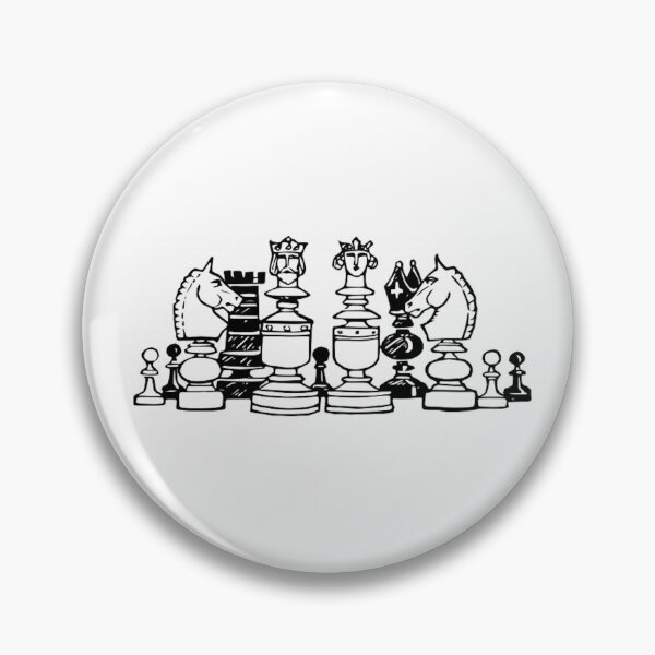 Item preview, Chess Piece Cartoon Art designed and sold by GambitChess.