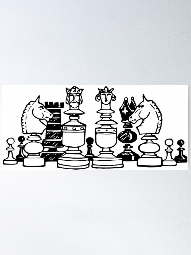 Robot Alien Playing Chess - Lichess Down Image Art Print for Sale by  GambitChess