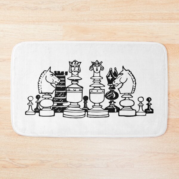 Item preview, Chess Piece Cartoon Art designed and sold by GambitChess.