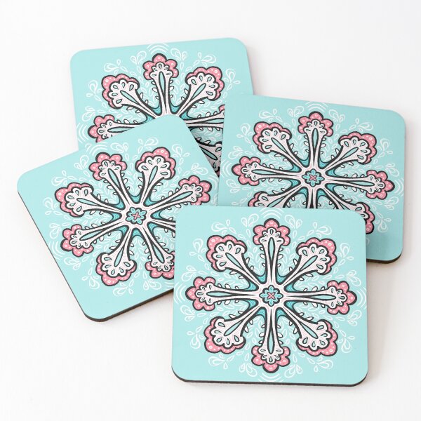 Item preview, Decorative Snowflake Fun Abstract Winter designed and sold by Boriana Giormova.