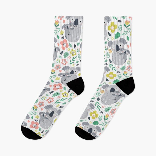 Item preview, Koala Mom And Baby Floral  designed and sold by CatheriLove.