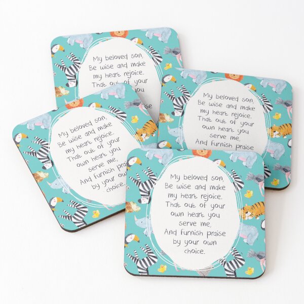 Item preview, "Be Wise, My Son" designed and sold by Paper Bee Gift Shop.