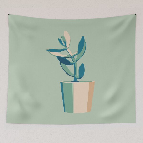 Item preview, Crassula in a pot. designed and sold by boozkova-vorona.