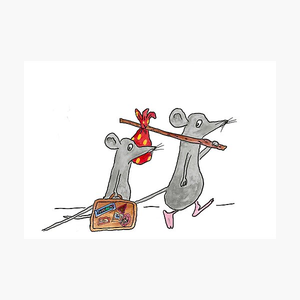 Item preview, Mice leaving home designed and sold by iancoppack.