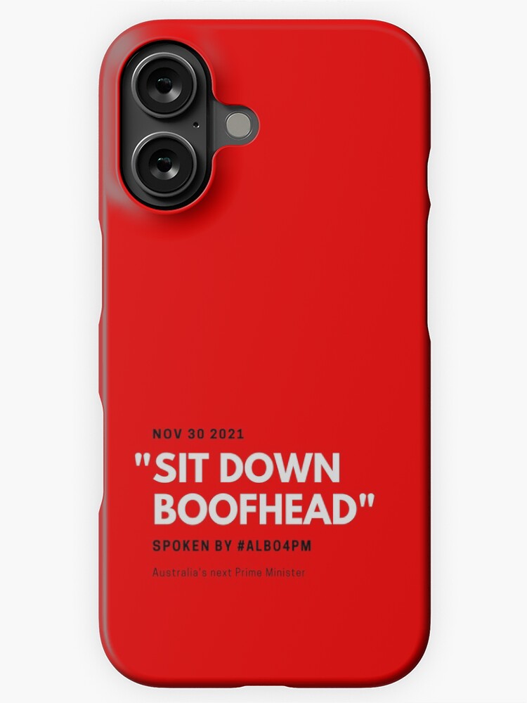Thumbnail 1 of 4, iPhone Case, Sit Down Boofhead designed and sold by giants-com-au.