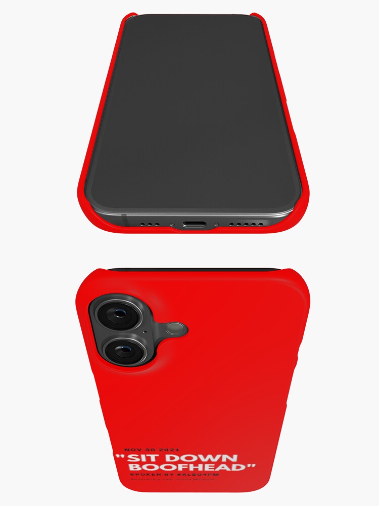Thumbnail 3 of 4, iPhone Case, Sit Down Boofhead designed and sold by giants-com-au.