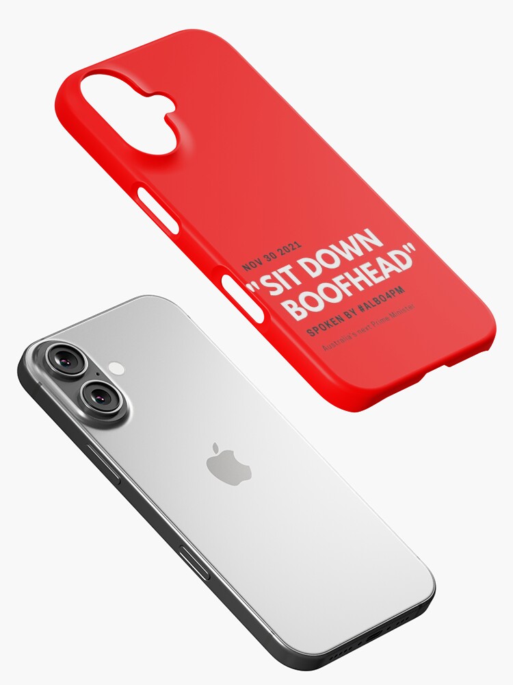 Thumbnail 2 of 4, iPhone Case, Sit Down Boofhead designed and sold by giants-com-au.