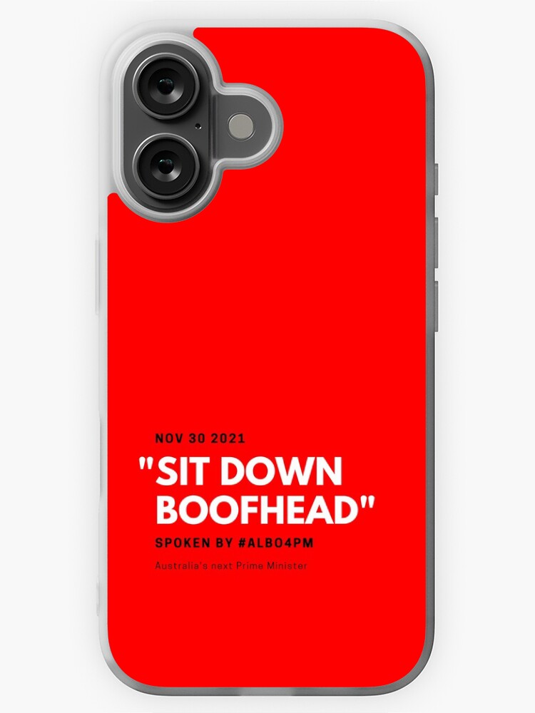 Thumbnail 1 of 5, iPhone Case, Sit Down Boofhead designed and sold by giants-com-au.