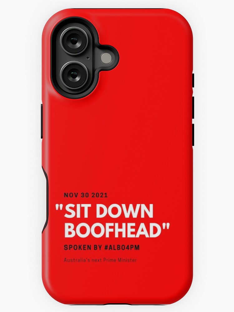 Thumbnail 1 of 4, iPhone Case, Sit Down Boofhead designed and sold by giants-com-au.