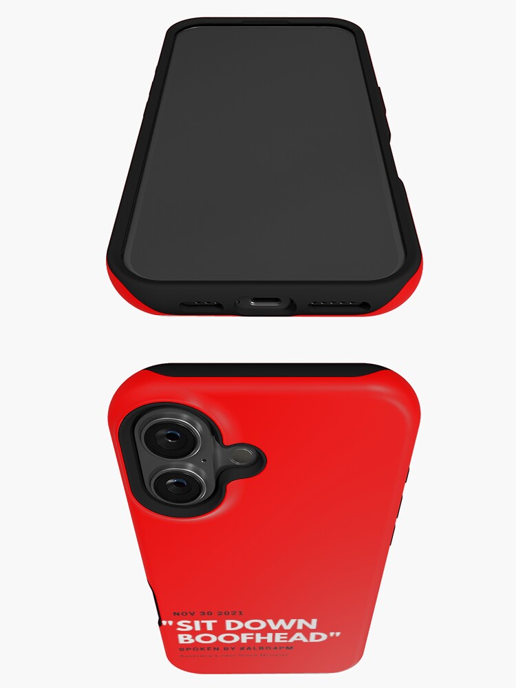 Thumbnail 3 of 4, iPhone Case, Sit Down Boofhead designed and sold by giants-com-au.