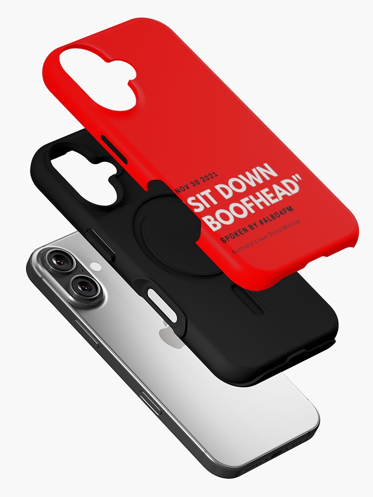 Thumbnail 2 of 4, iPhone Case, Sit Down Boofhead designed and sold by giants-com-au.