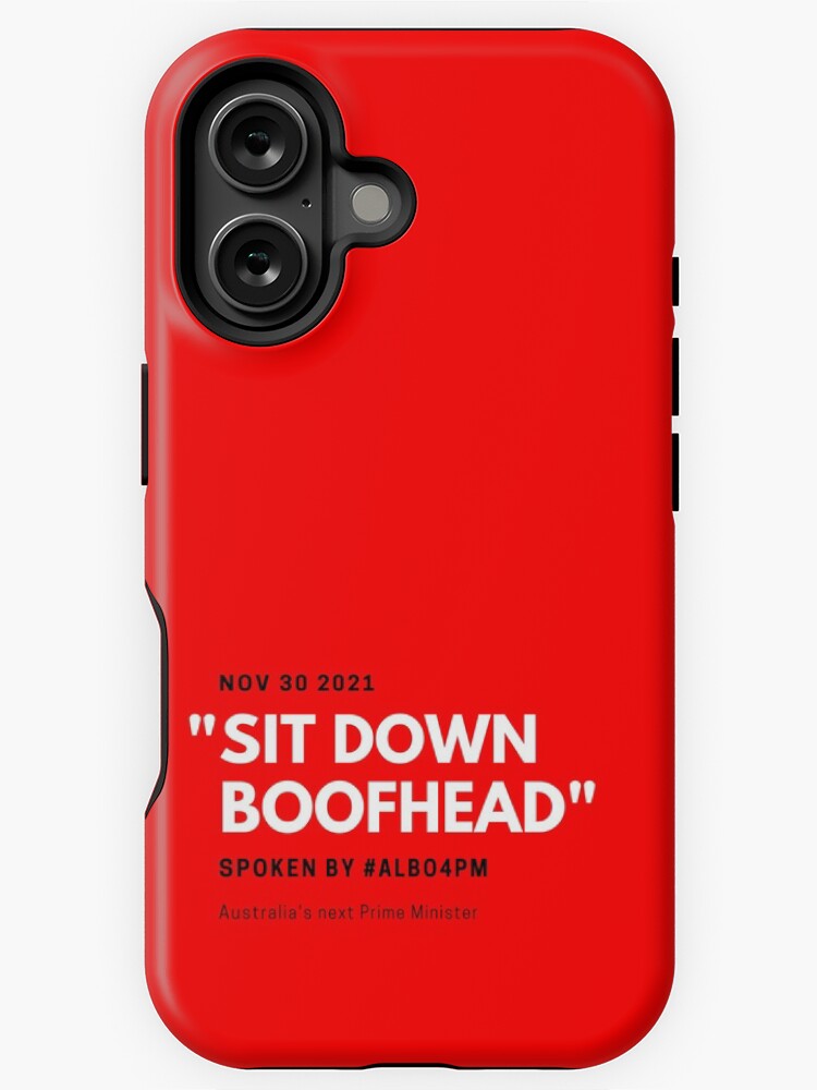 Thumbnail 1 of 4, iPhone Case, Sit Down Boofhead designed and sold by giants-com-au.