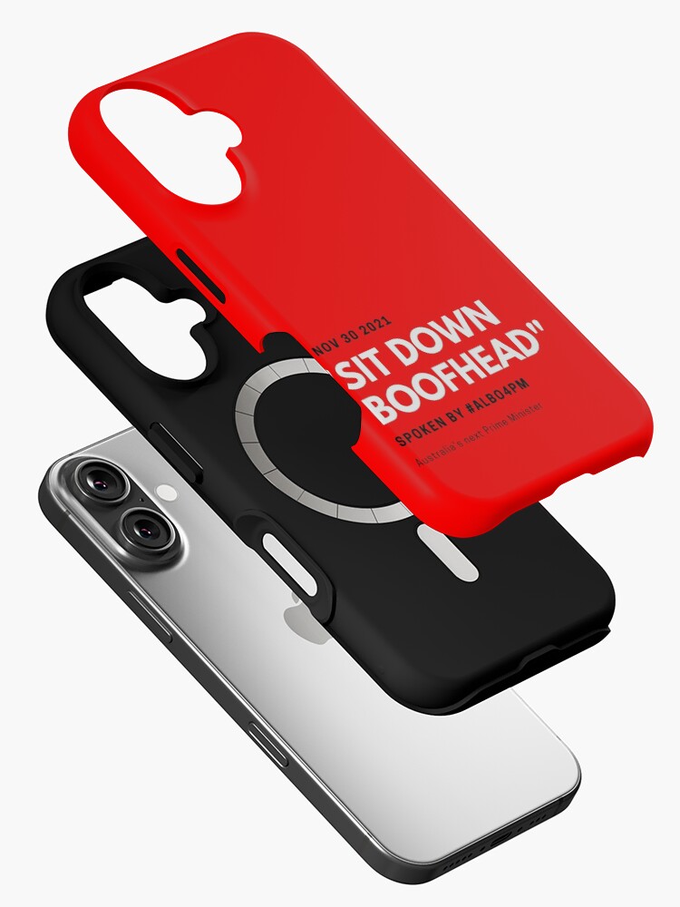 Thumbnail 2 of 4, iPhone Case, Sit Down Boofhead designed and sold by giants-com-au.