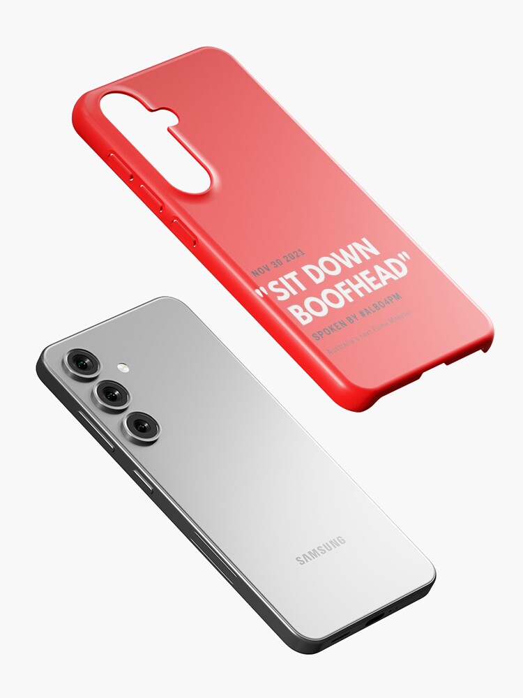Thumbnail 2 of 4, Samsung Galaxy Phone Case, Sit Down Boofhead designed and sold by giants-com-au.