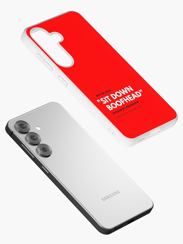 Thumbnail 2 of 4, Samsung Galaxy Phone Case, Sit Down Boofhead designed and sold by giants-com-au.
