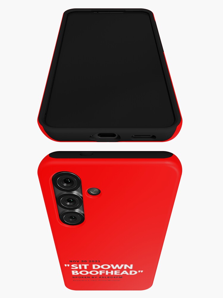 Thumbnail 3 of 4, Samsung Galaxy Phone Case, Sit Down Boofhead designed and sold by giants-com-au.
