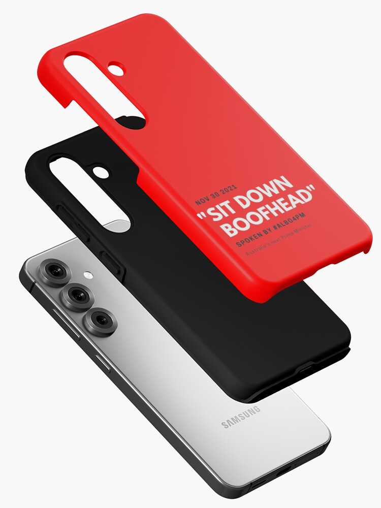 Thumbnail 2 of 4, Samsung Galaxy Phone Case, Sit Down Boofhead designed and sold by giants-com-au.