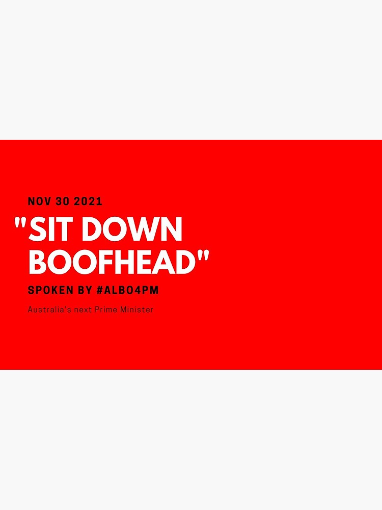 Thumbnail 4 of 4, Coffee Mug, Sit Down Boofhead designed and sold by giants-com-au.