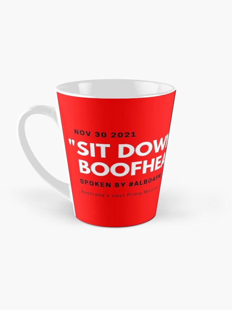 Thumbnail 3 of 4, Coffee Mug, Sit Down Boofhead designed and sold by giants-com-au.