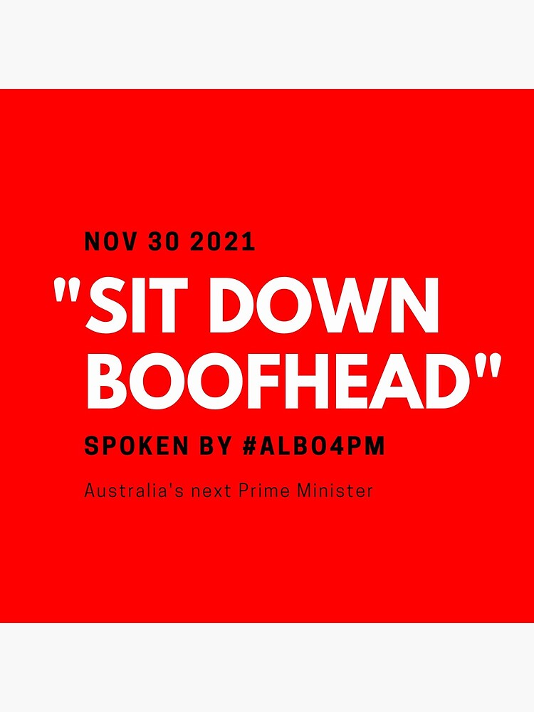 Thumbnail 5 of 5, Coasters (Set of 4), Sit Down Boofhead designed and sold by giants-com-au.