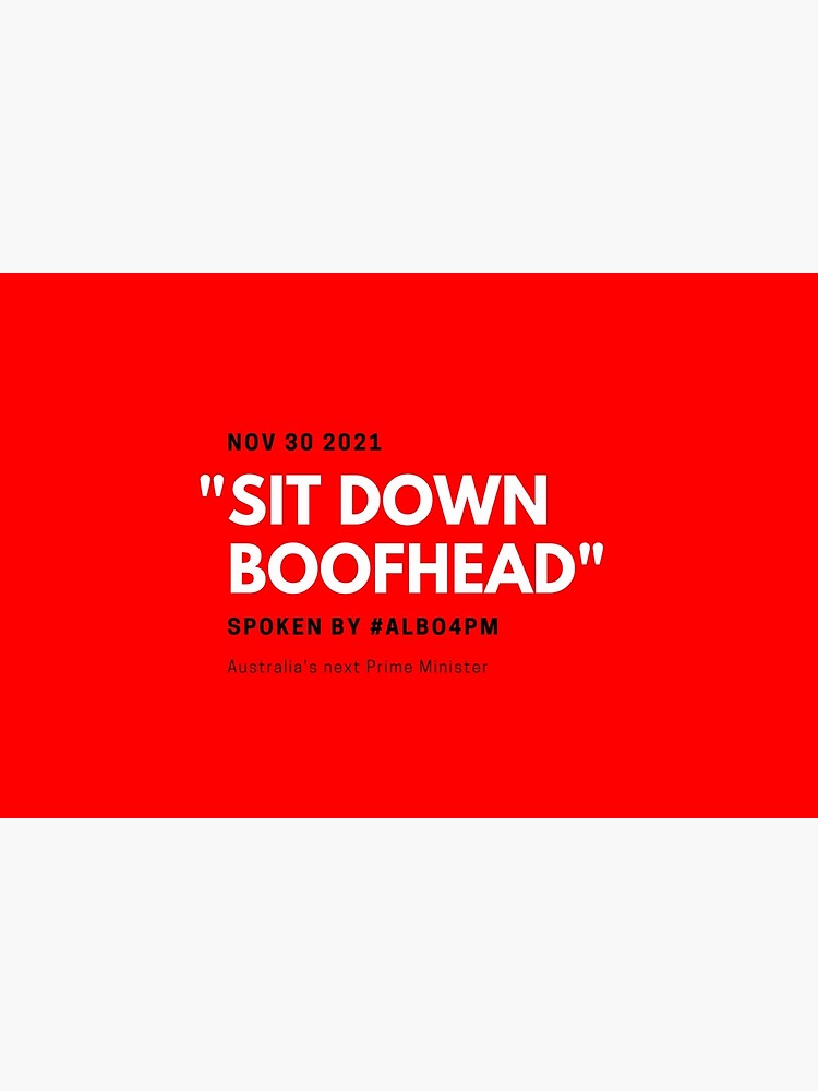Thumbnail 6 of 6, Bath Mat, Sit Down Boofhead designed and sold by giants-com-au.