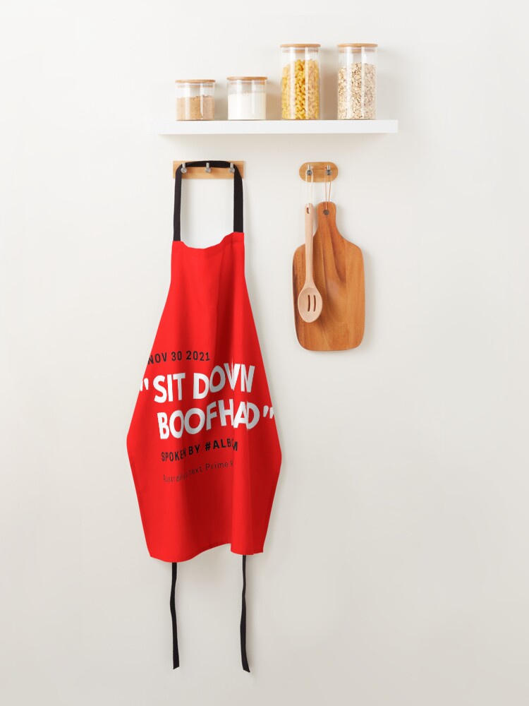 Thumbnail 4 of 6, Apron, Sit Down Boofhead designed and sold by giants-com-au.