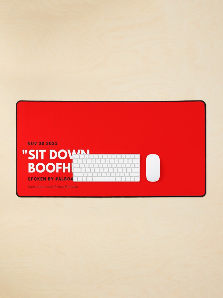Thumbnail 1 of 5, Mouse Pad, Sit Down Boofhead designed and sold by giants-com-au.