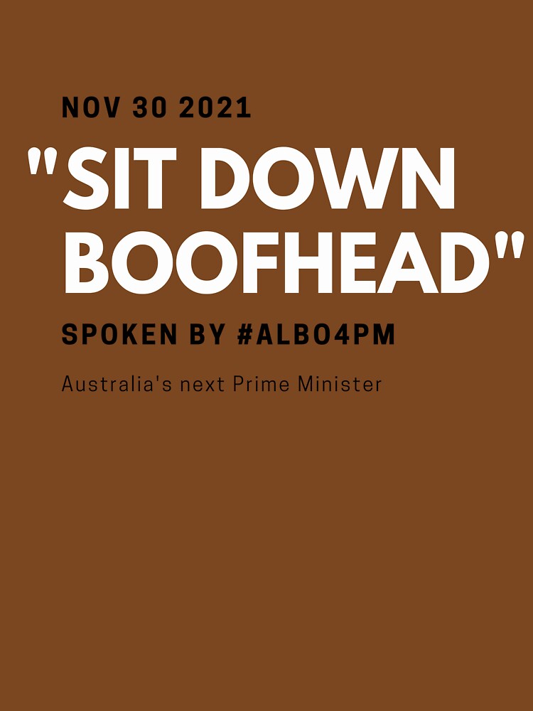 Thumbnail 7 of 7, Pullover Sweatshirt, Sit Down Boofhead designed and sold by giants-com-au.