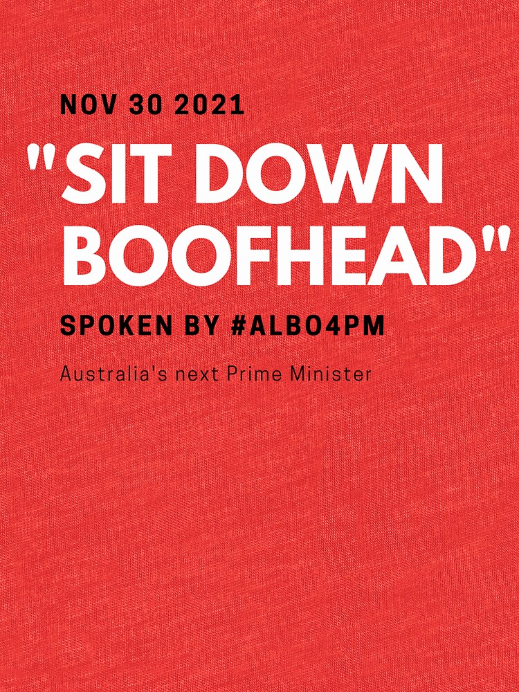 Thumbnail 7 of 7, Tri-blend T-Shirt, Sit Down Boofhead designed and sold by giants-com-au.