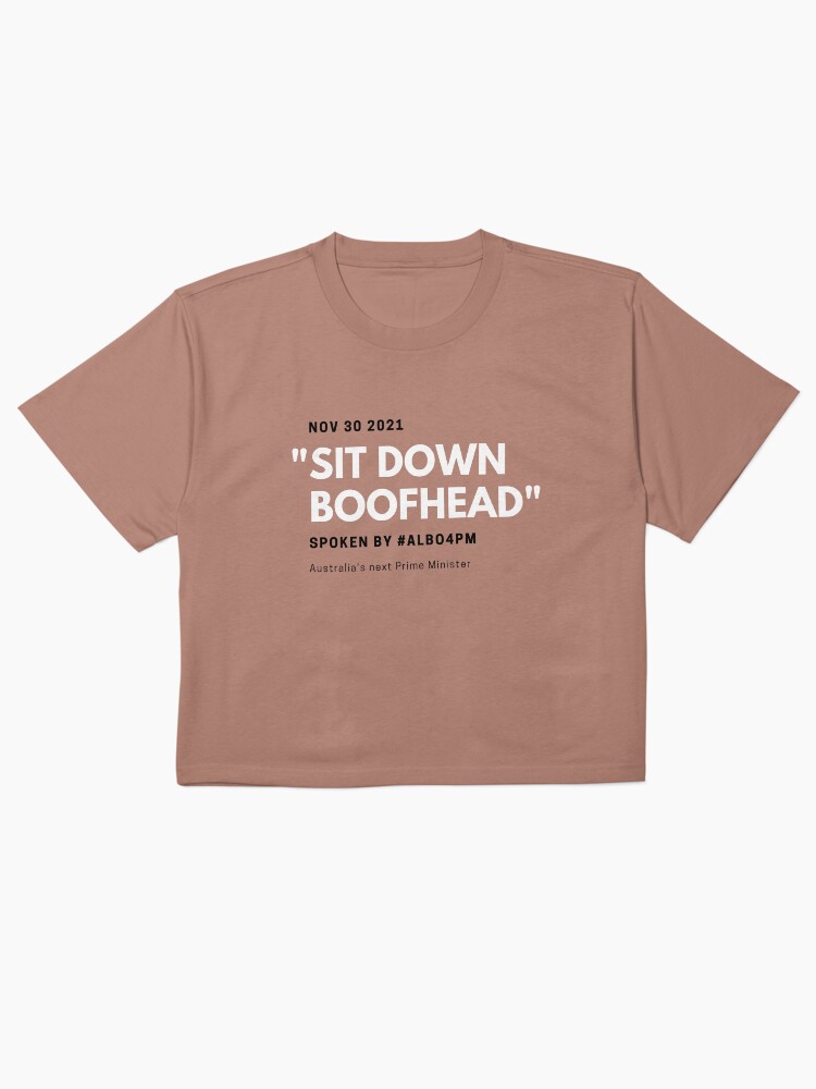 Thumbnail 2 of 4, Boxy T-Shirt, Sit Down Boofhead designed and sold by giants-com-au.